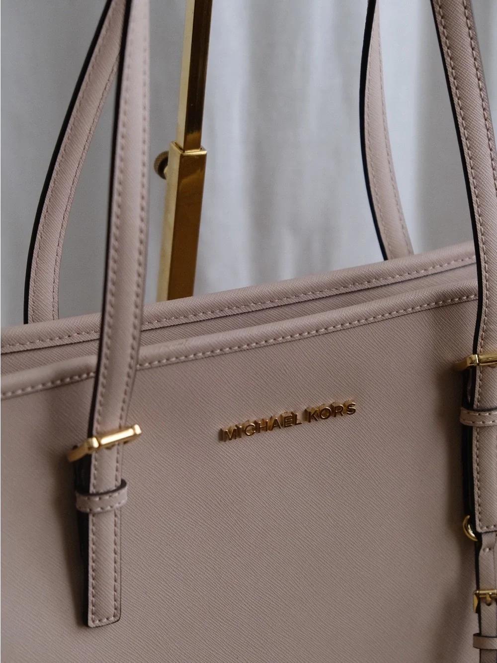 Michael Kors Multifunction Jet Set Travel Saffiano Leather Tote